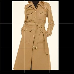 Michael Kors Wool Military Coat